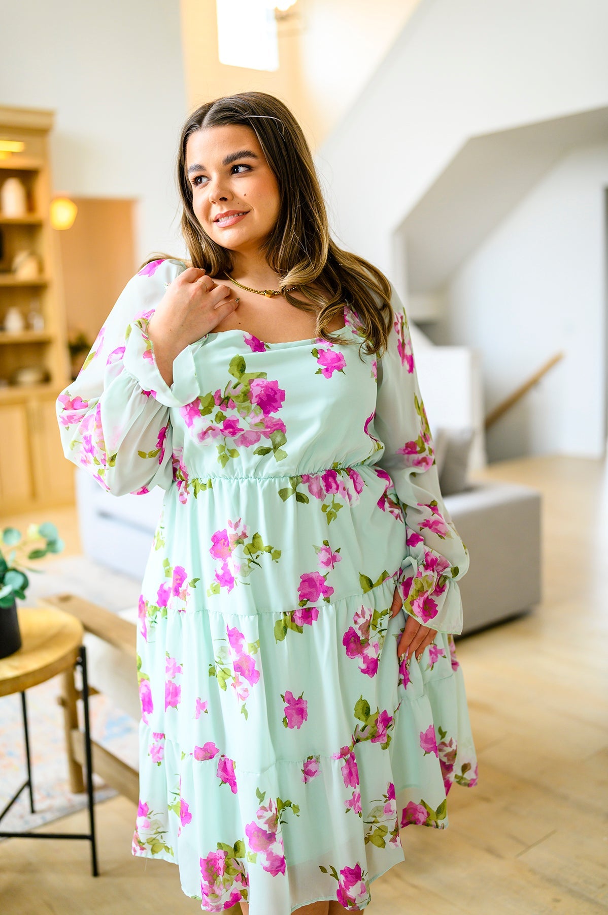 Delightfully Yours Floral Dress