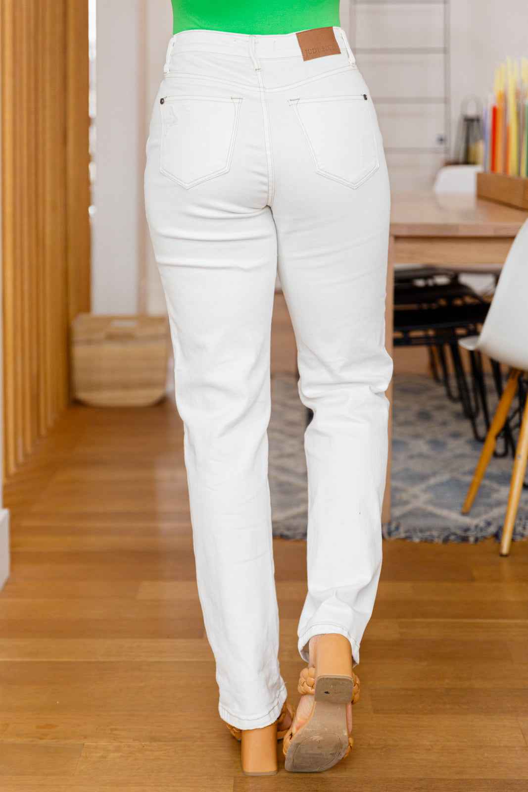 Diana Straight Leg Jeans In White - Liarian Unlimited Boutique