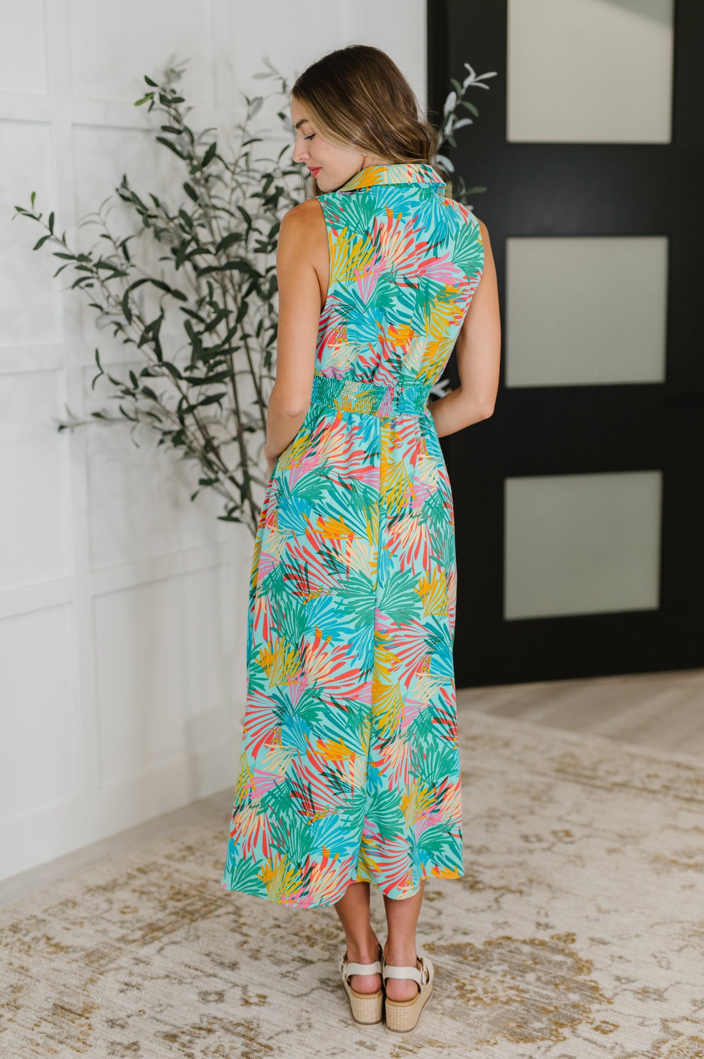 Vestido sin mangas "Don't Be Shy, Babe" en color menta