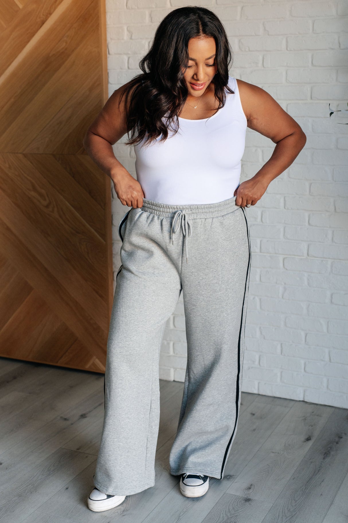 Pantalones deportivos con detalle de rayas Don't Get Stuck