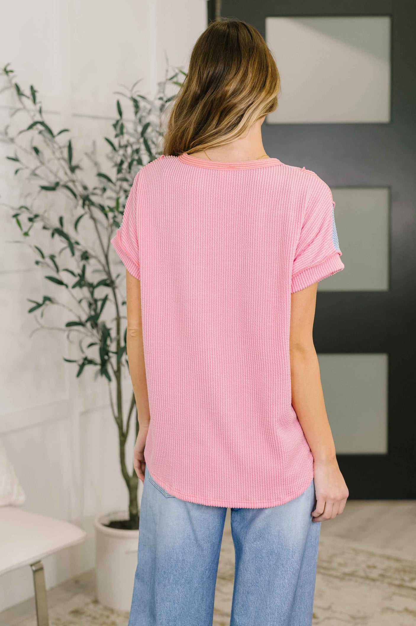 Don't Stop Til' You Get Enough Color Block Top