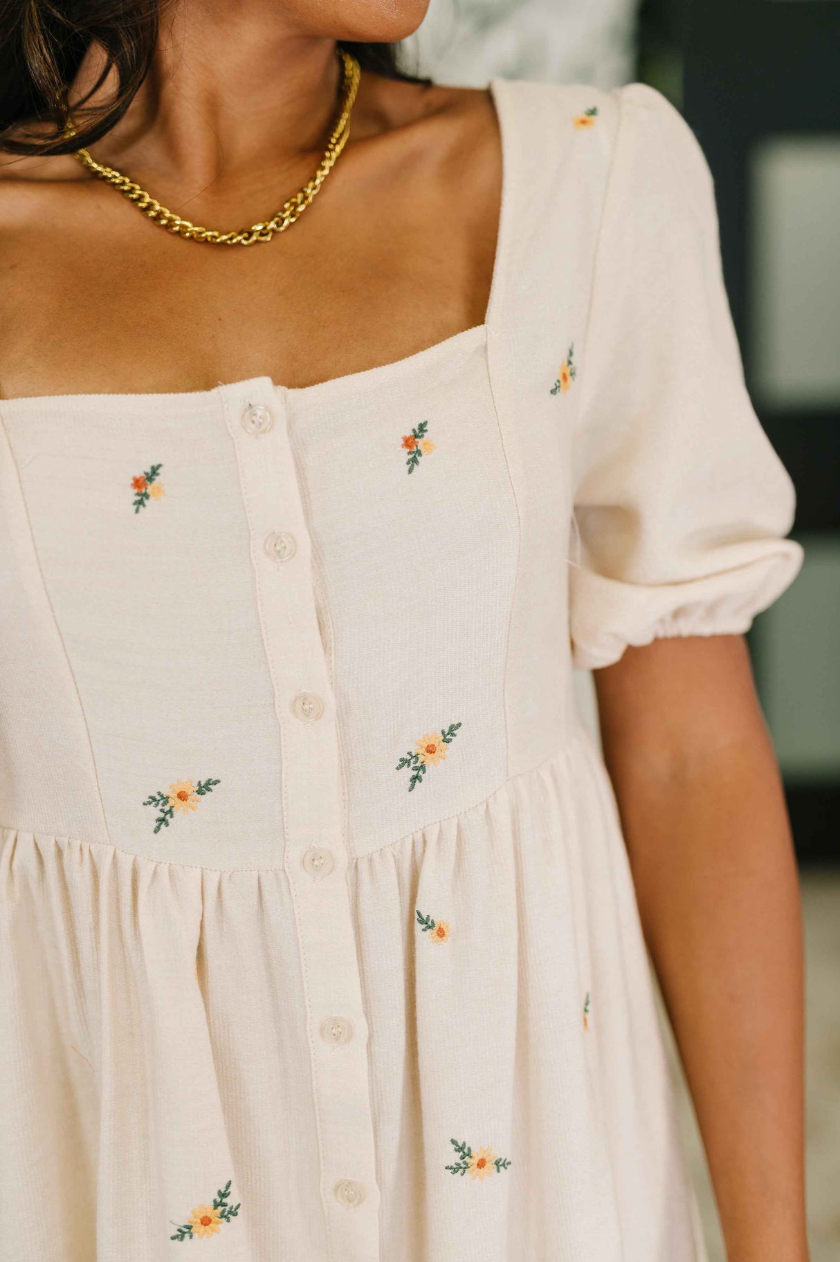 Dream a Little Dream Embroidered Dress - Liarian Unlimited Boutique