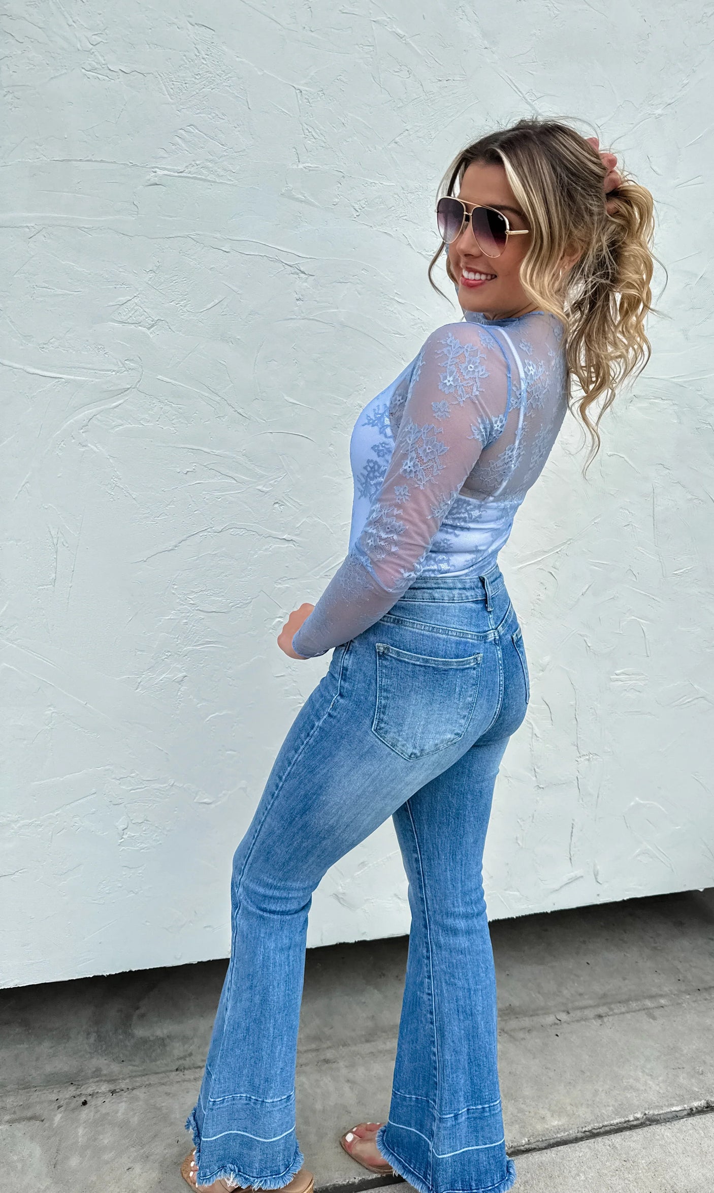 Valentine Roxy Lace Top in Five Colors - Liarian Unlimited Boutique