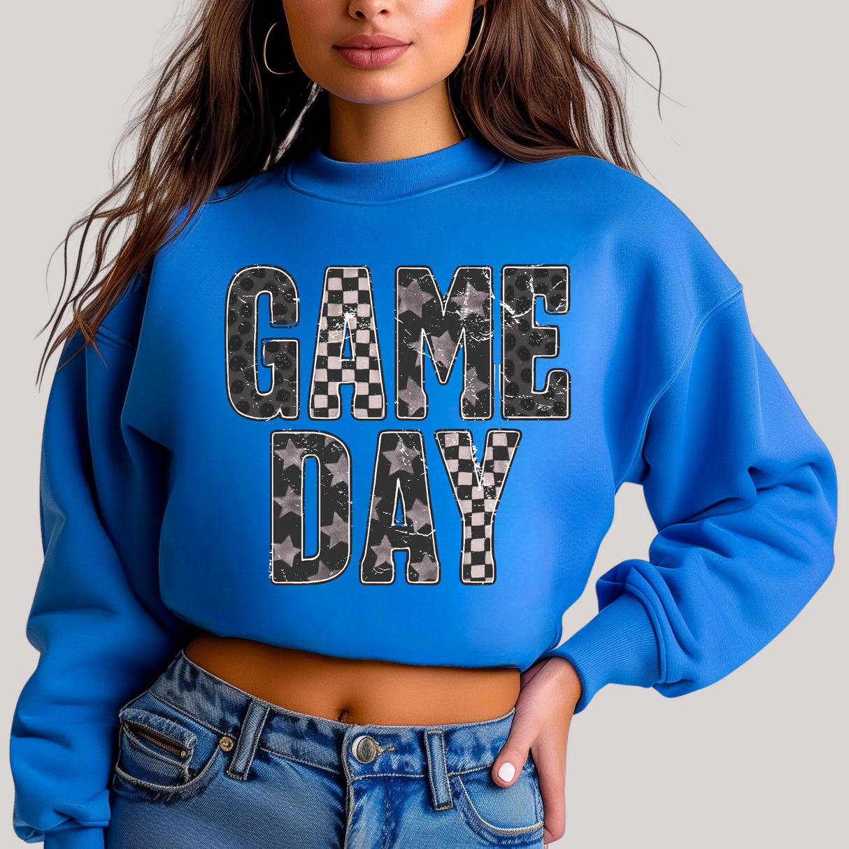 Sudadera Edgy Gameday con azul