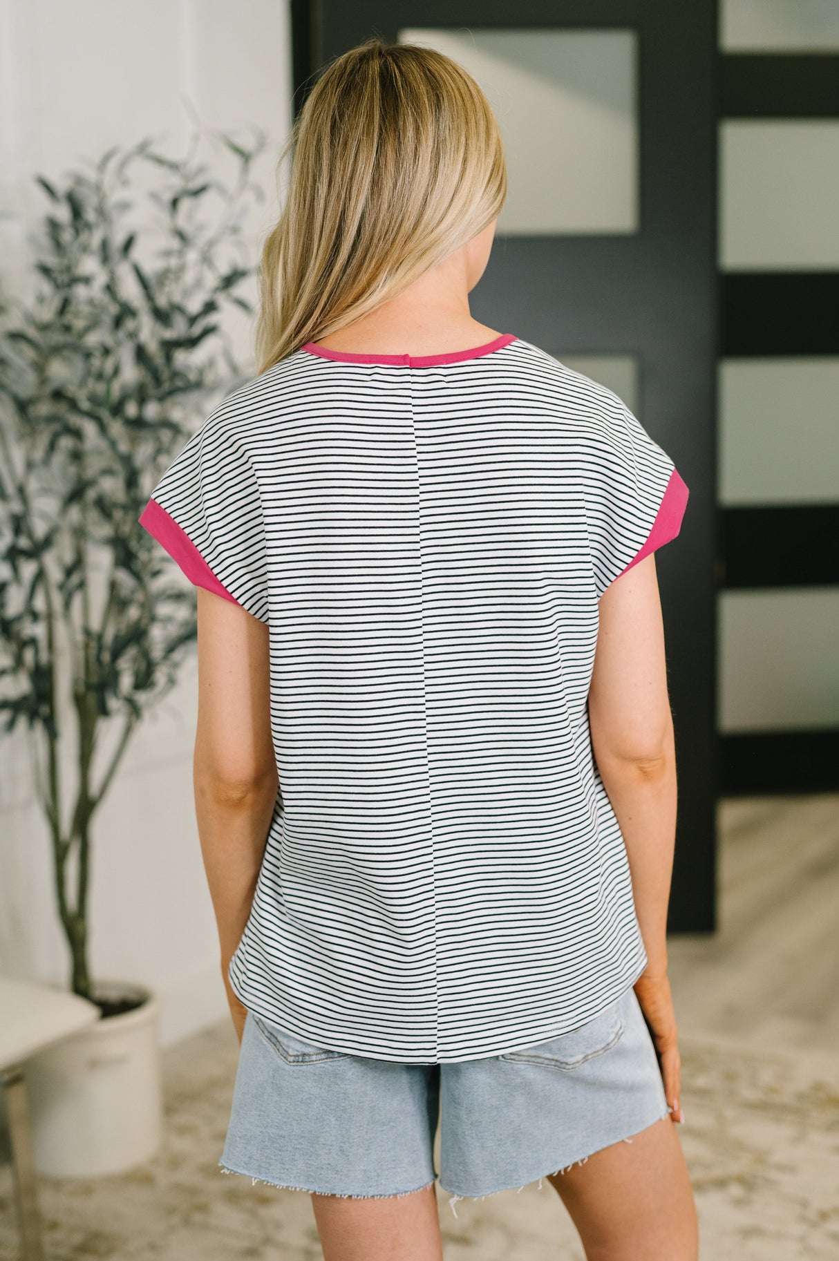 Emotionally Attached Trim Detail Tee