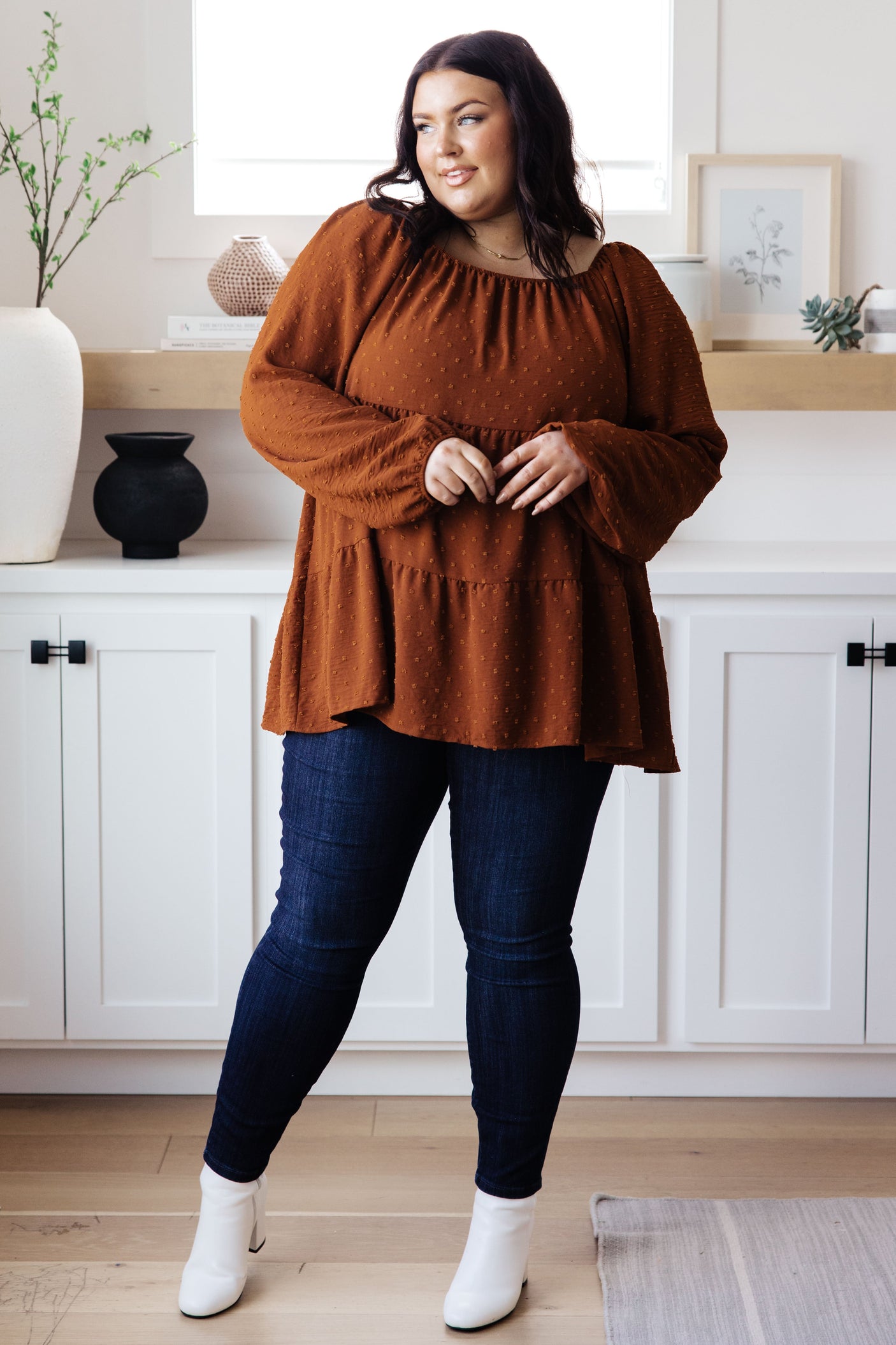 Top babydoll escalonado Falling Into You