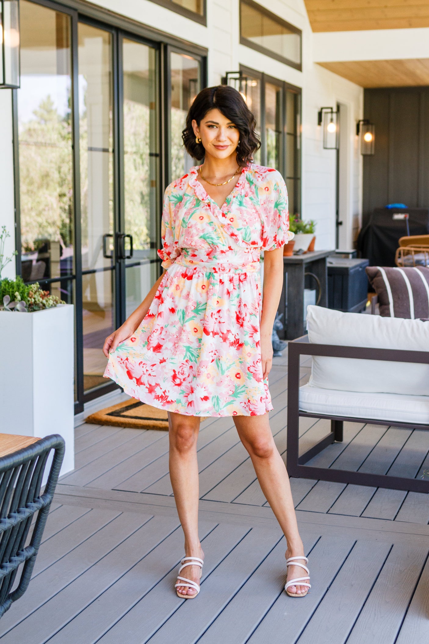 Fancy Free Floral Dress - Liarian Unlimited Boutique