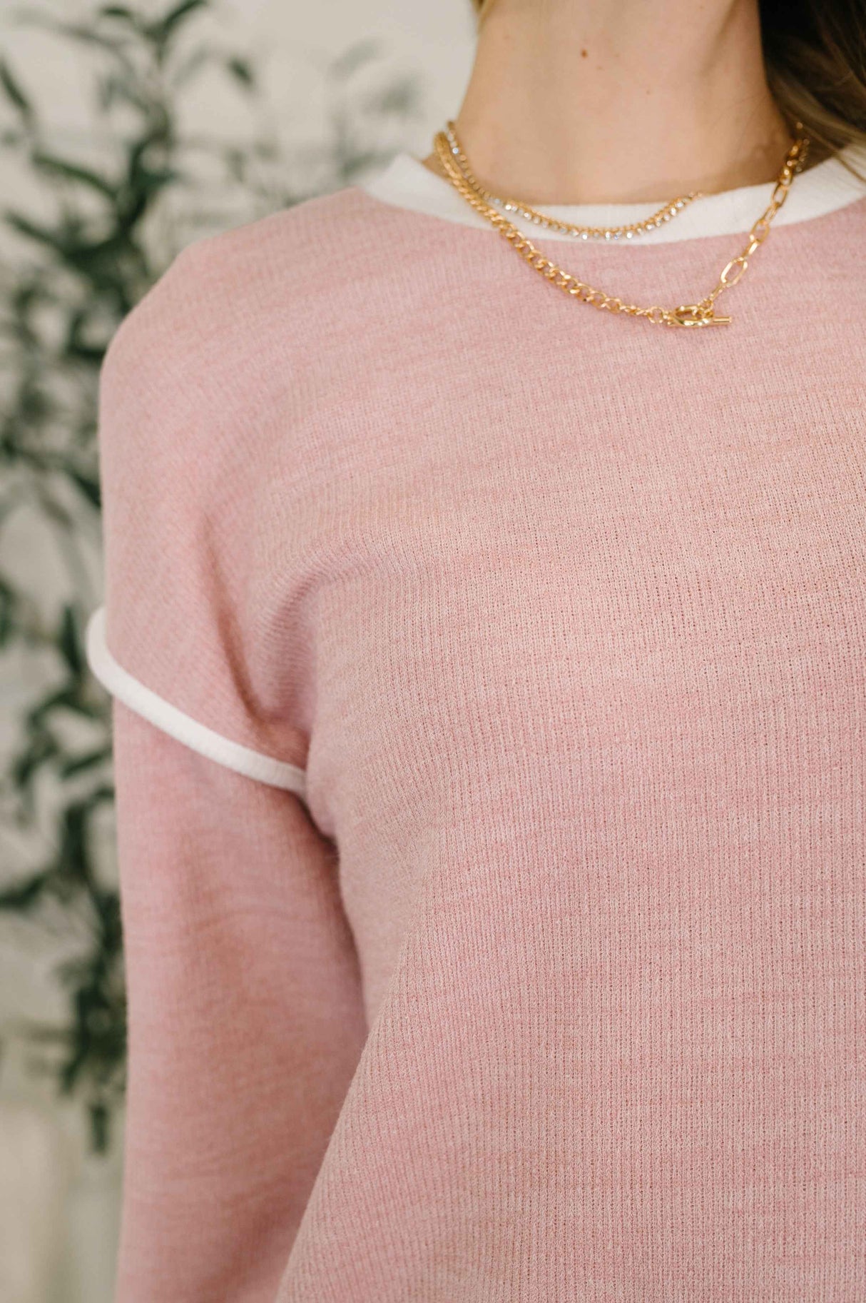 Feeling Restless Textured Drop Shoulder Top