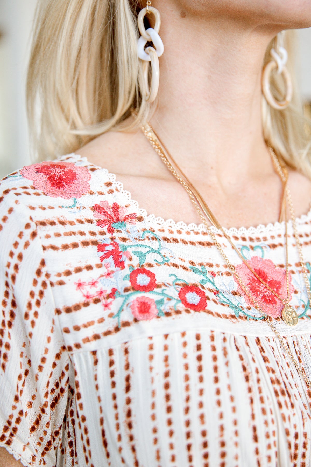 Blusa Floral Goals