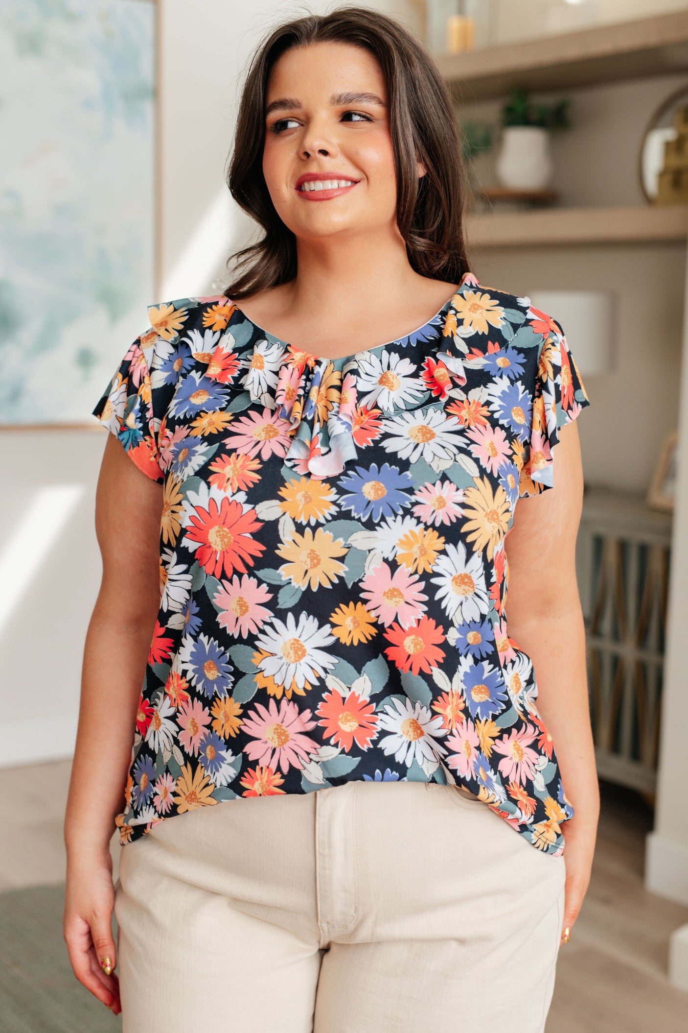 Flower Power Floral Top - Liarian Unlimited Boutique