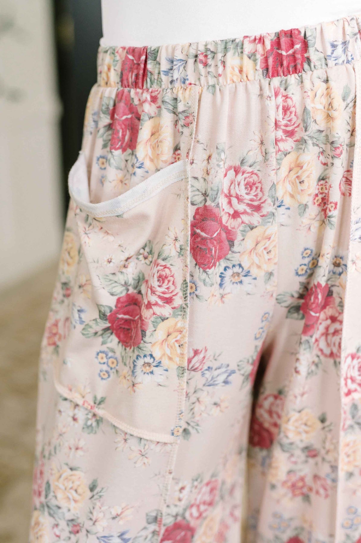 Follow the Flow Wide Leg Floral Bottoms