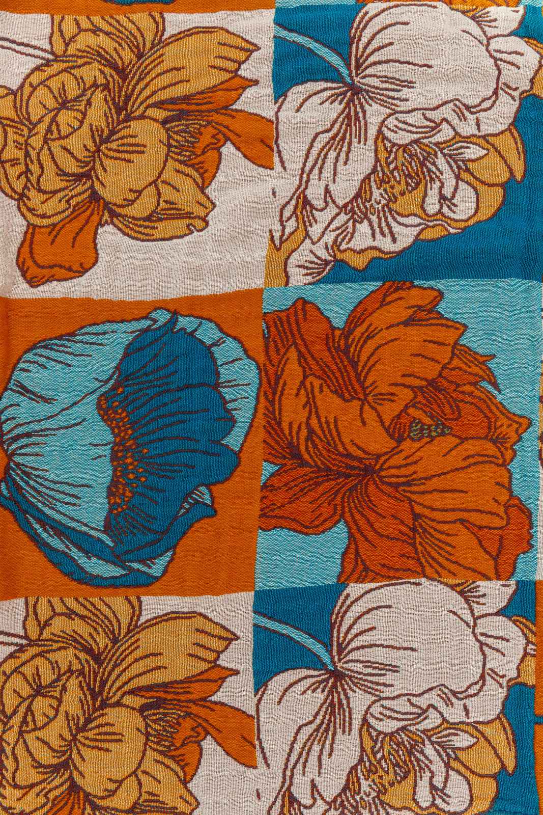 Luxury Beach Towel in Block Floral - Liarian Unlimited Boutique