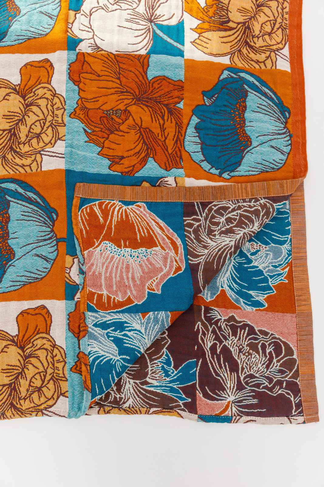 Luxury Beach Towel in Block Floral - Liarian Unlimited Boutique
