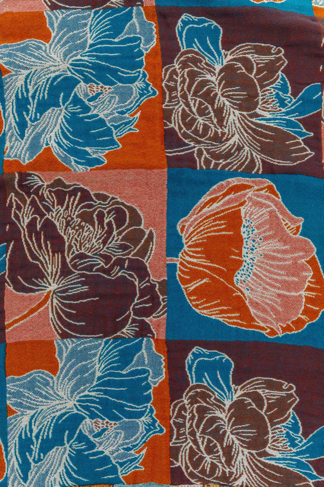 Luxury Beach Towel in Block Floral - Liarian Unlimited Boutique