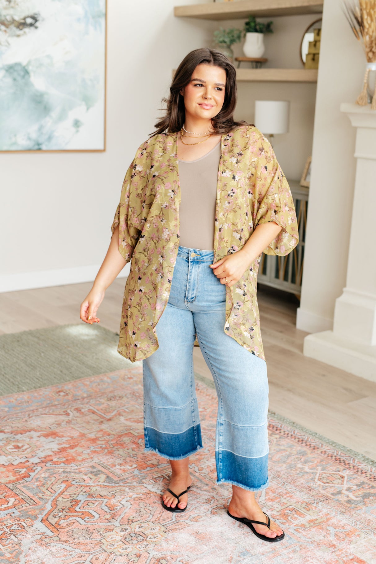 Kimono floral para llevar a cualquier parte