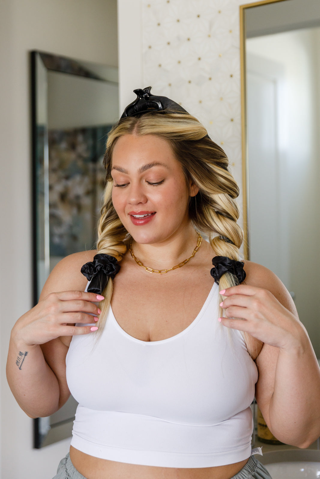 Set de rizado sin calor Got Your Back en negro