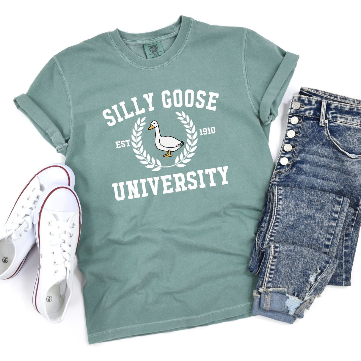 Silly Goose University Graphic Tee - Liarian Unlimited Boutique