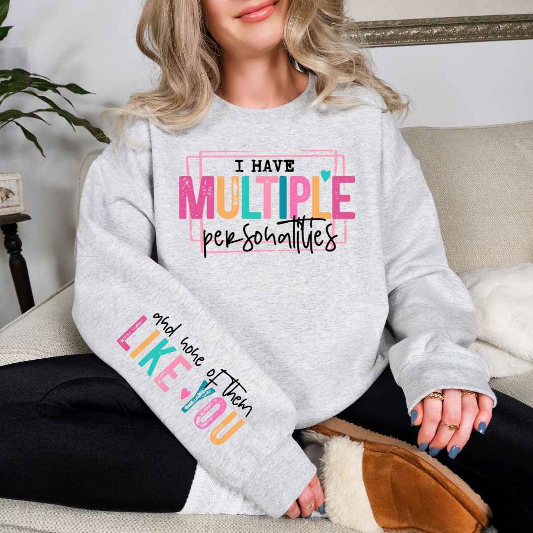 Multiple Personalities Sweatshirt in Three Colors - Liarian Unlimited Boutique