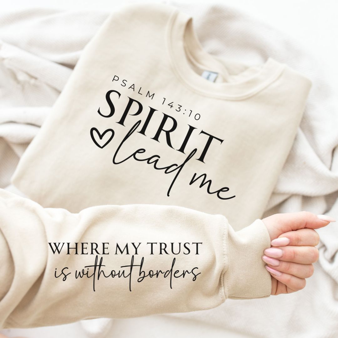 Sudadera con gráfico Spirit Lead Me en cuatro colores