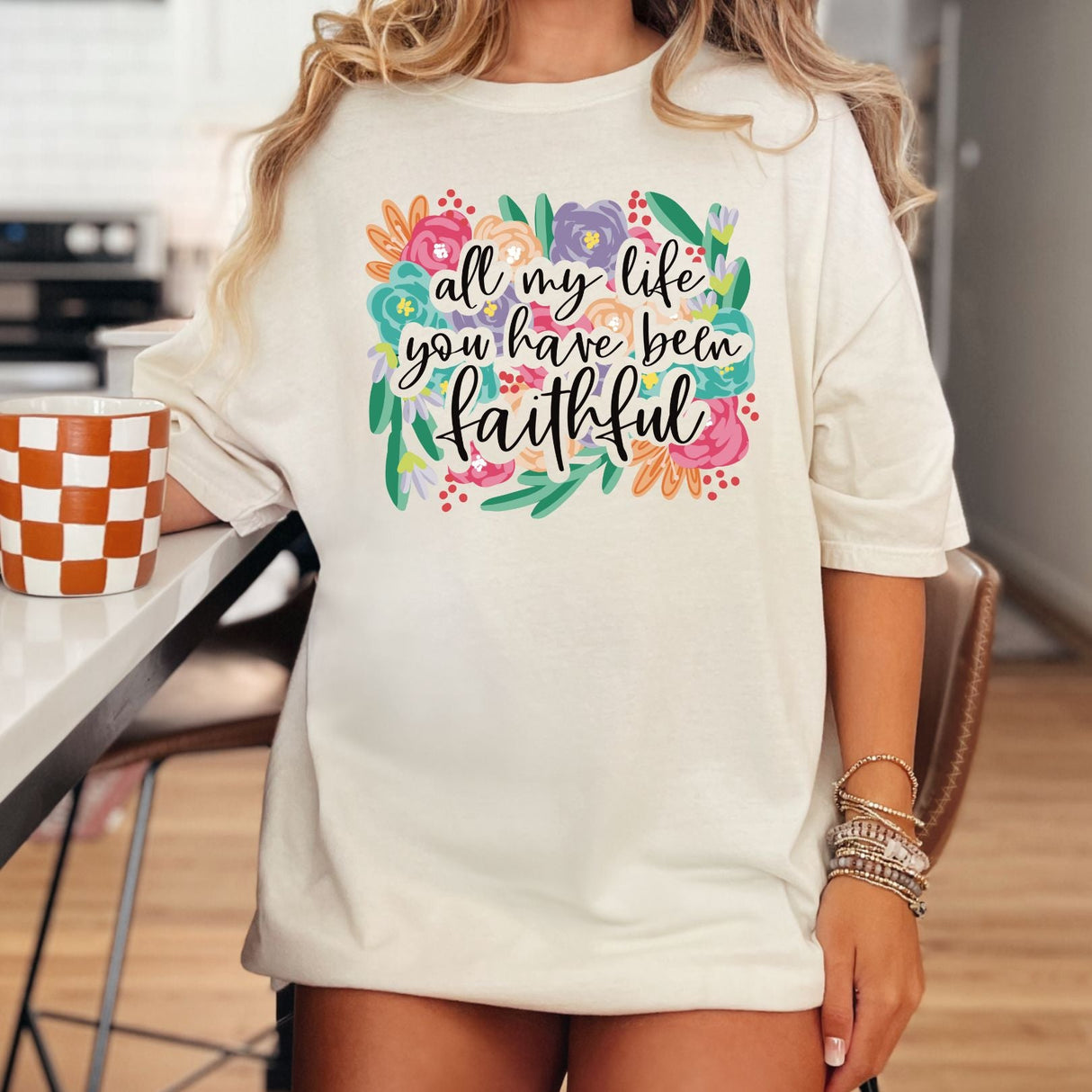 Camiseta gráfica "Has sido fiel"