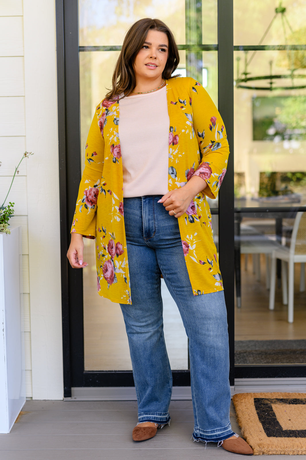 Grow As You Go Floral Cardigan - Liarian Unlimited Boutique