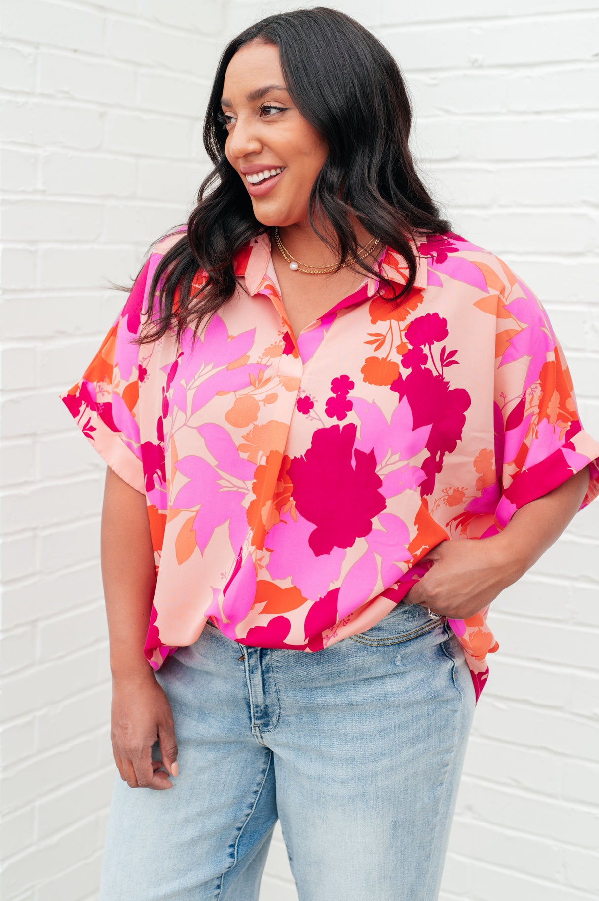 Blusa relajada Hazy Cosmic Jive