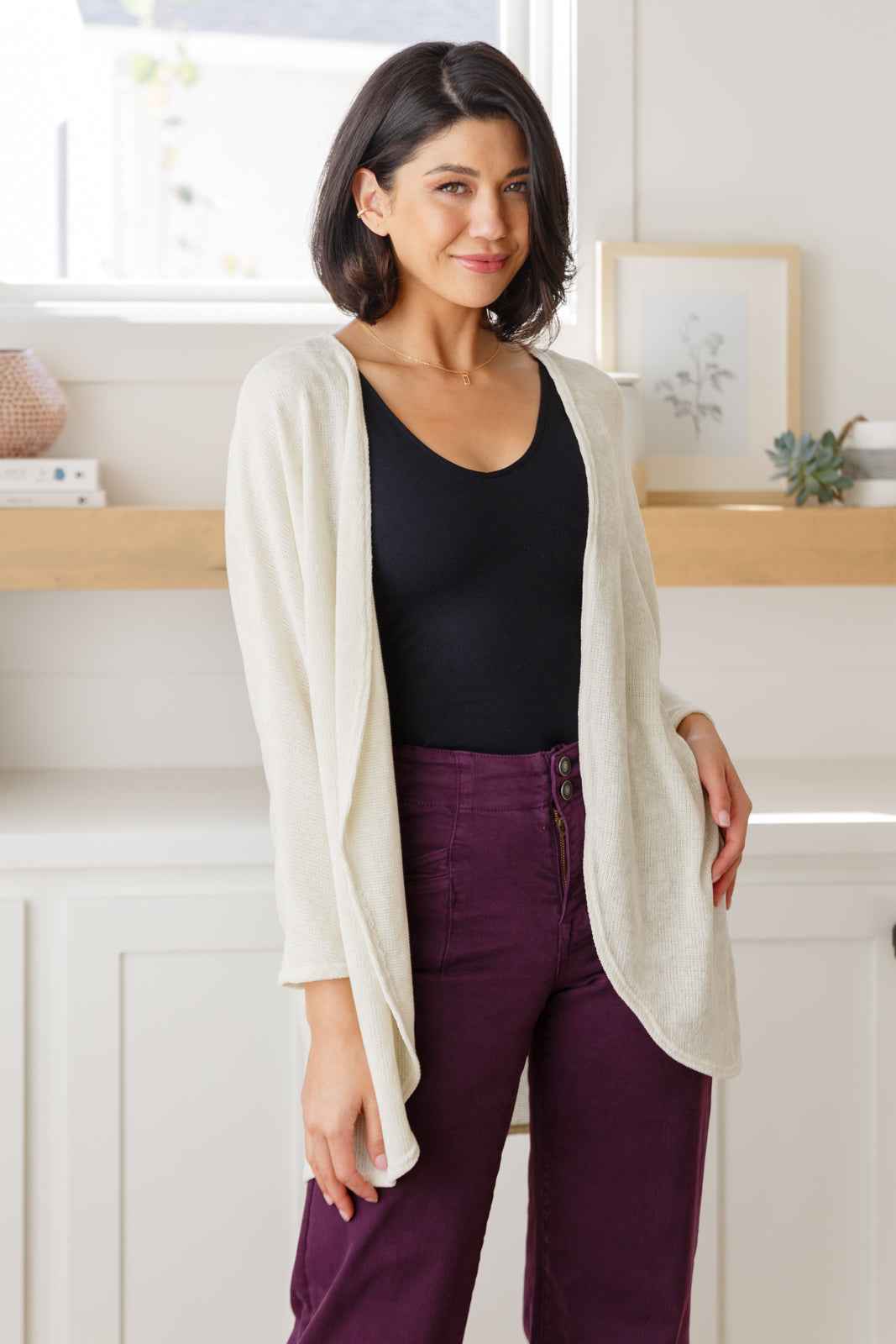 Petunia High Rise Wide Leg Jeans in Plum - Liarian Unlimited Boutique