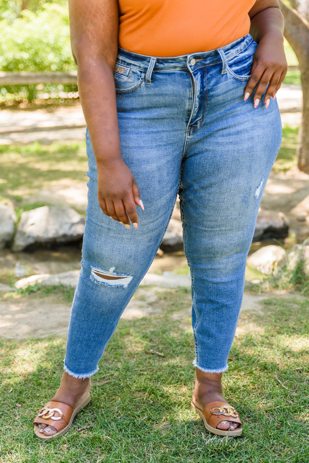 Jeans de novio con bordado Howdy