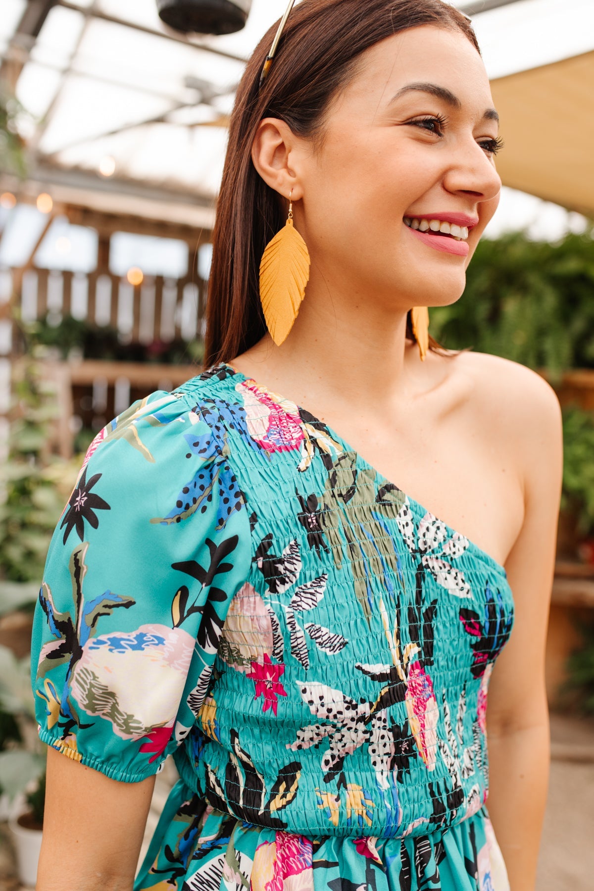 Blusa Day Trip en color esmeralda
