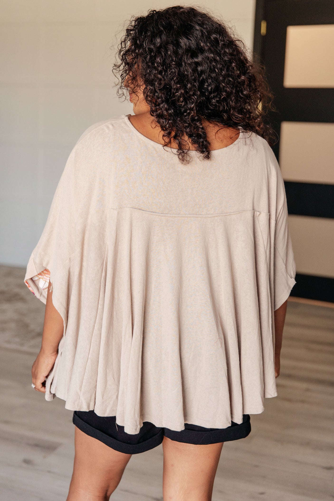 Isabel Embroidered Tunic in Mocha - Liarian Unlimited Boutique