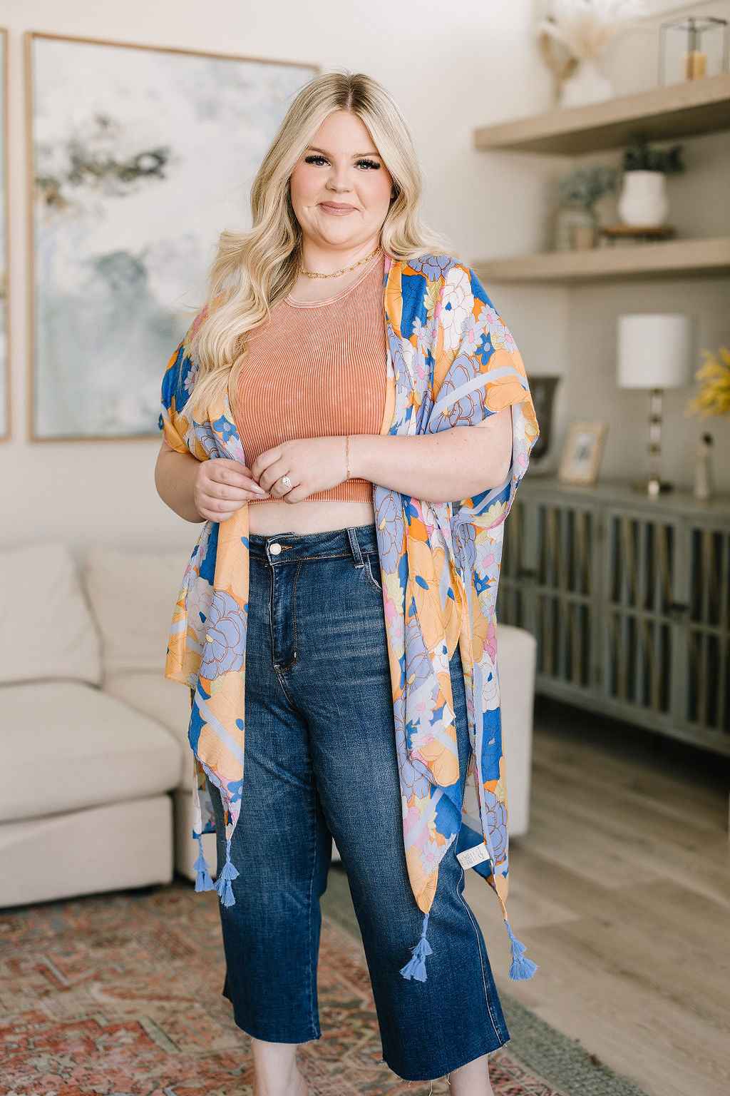 Hayes High Rise Wide Leg Crop Jeans - Liarian Unlimited Boutique