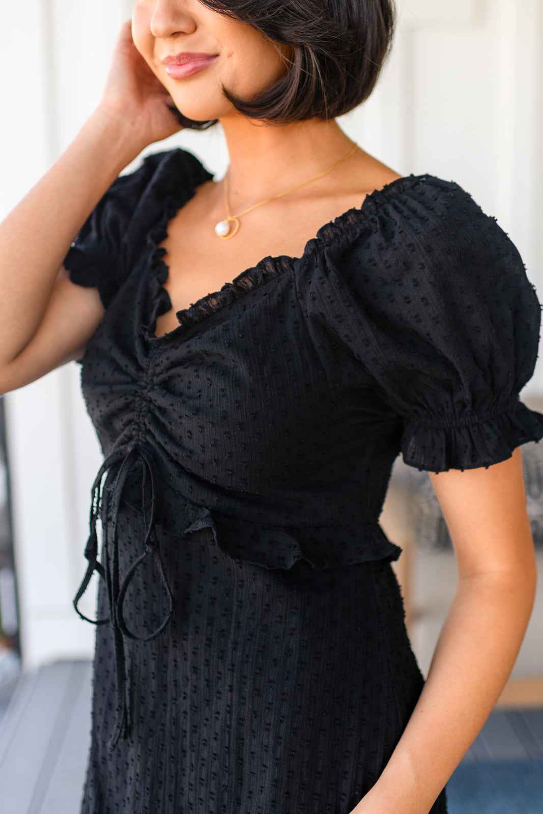 It's Cocktail Hour Ruffle Detail Dress - Liarian Unlimited Boutique