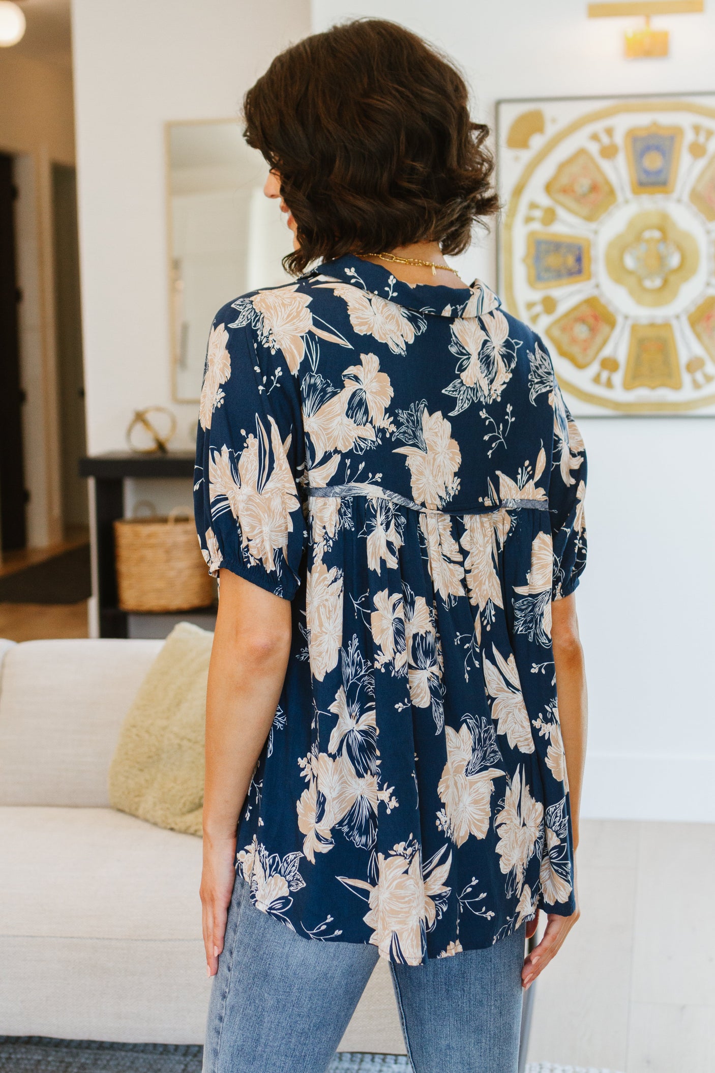 Blusa floral Just Coasting