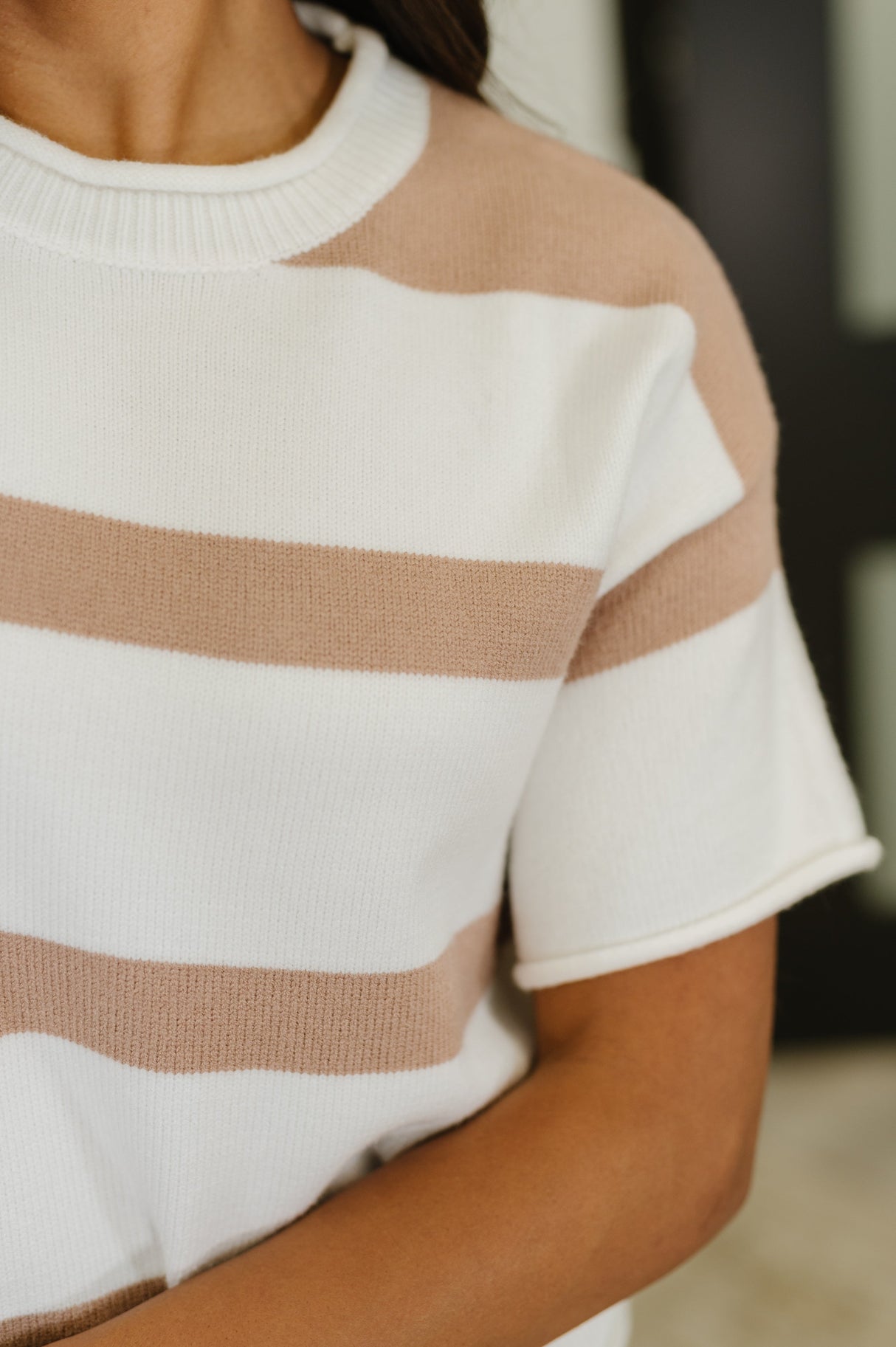 Suéter de punto con hombros caídos de Knit & Known