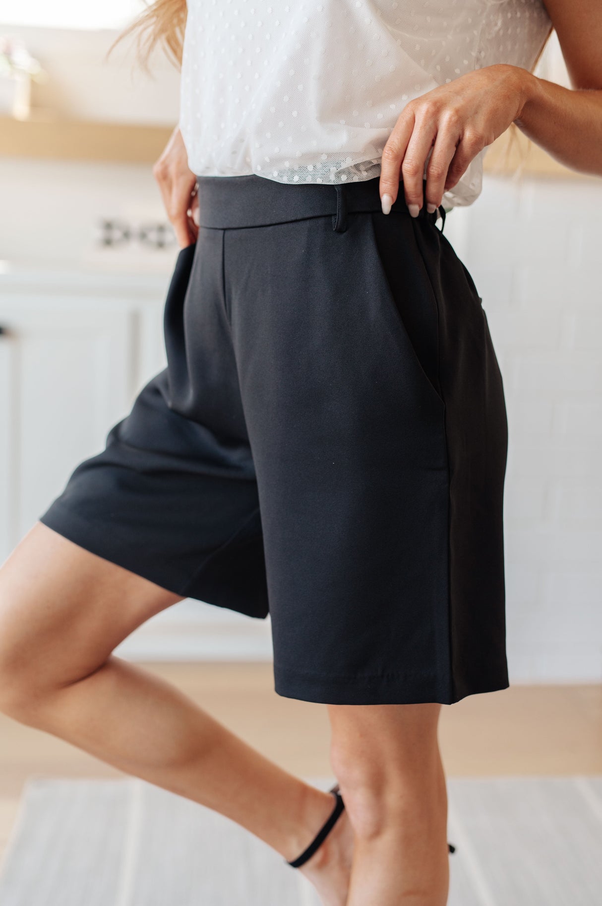 Conozca mejor los pantalones cortos de cintura alta