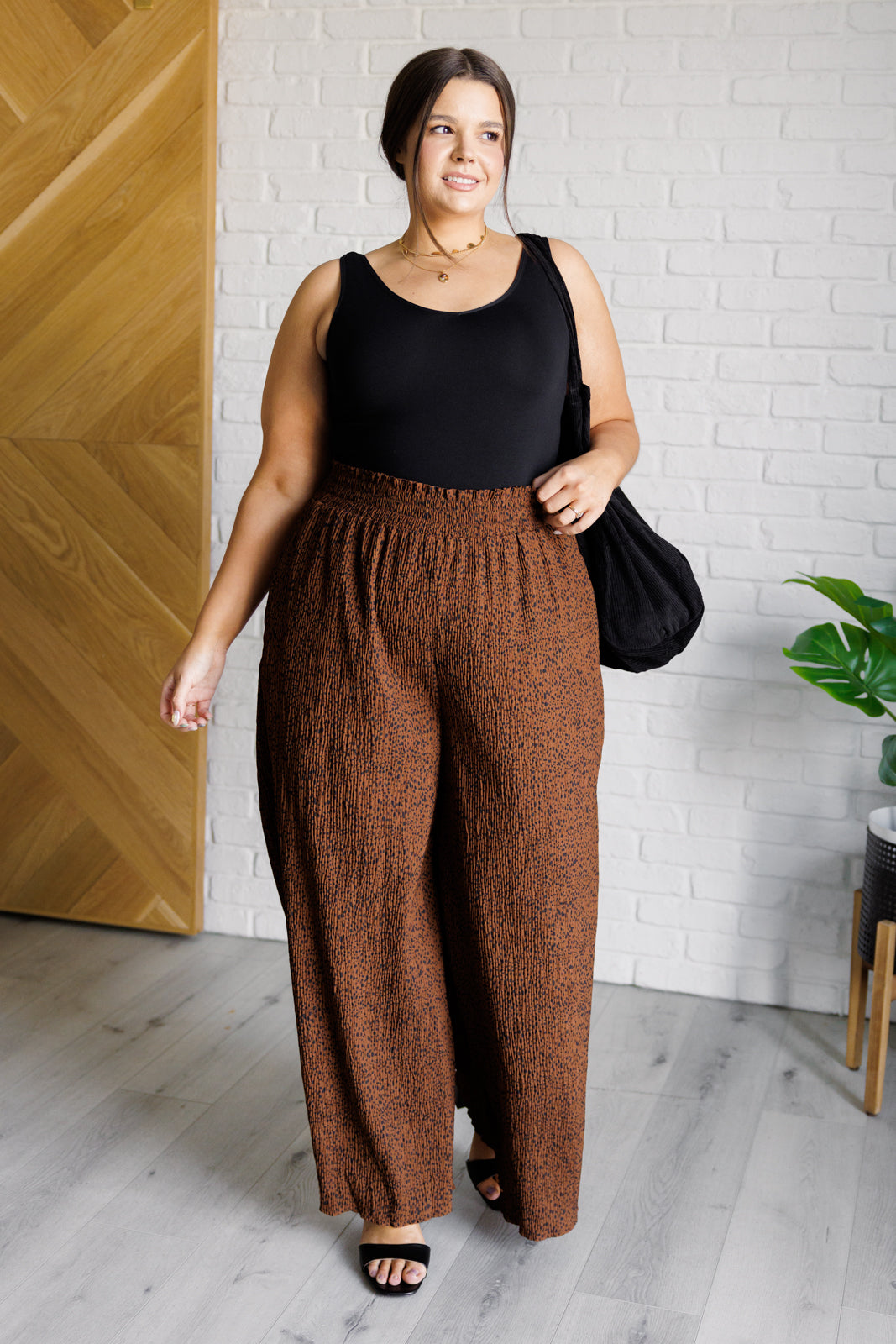 Bolso de pana Last Minute en color negro