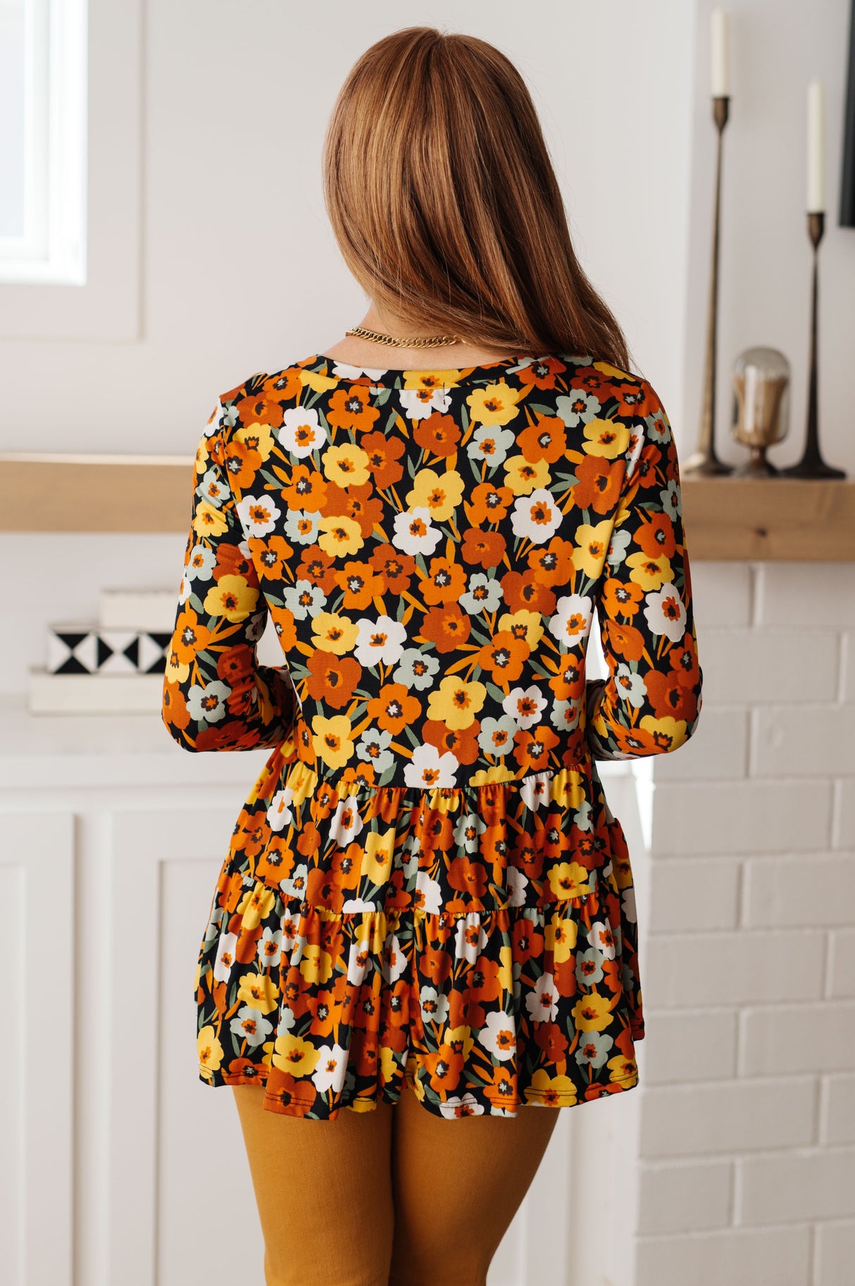 ¡Vamos allá! Top babydoll floral