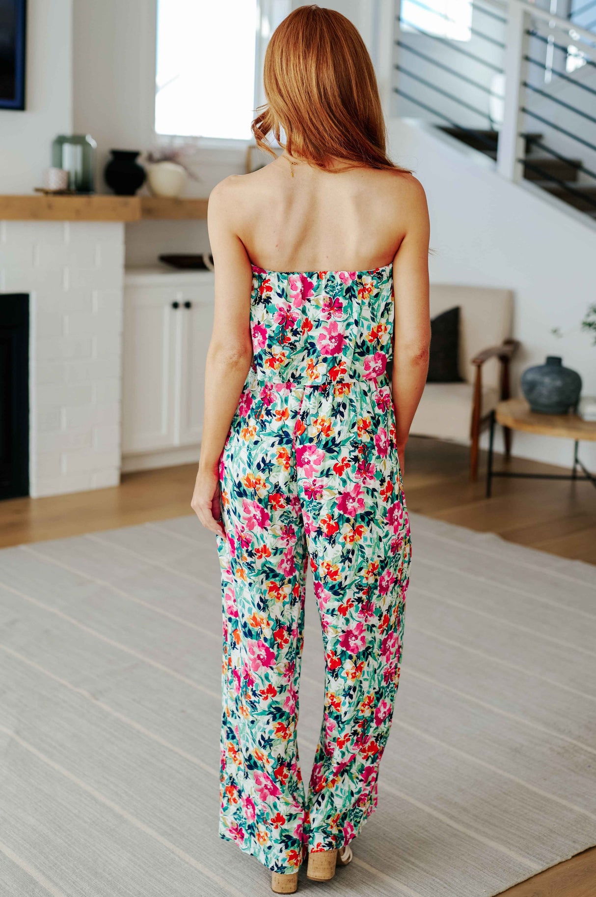 Life of the Party Floral Jumpsuit in Green - Liarian Unlimited Boutique