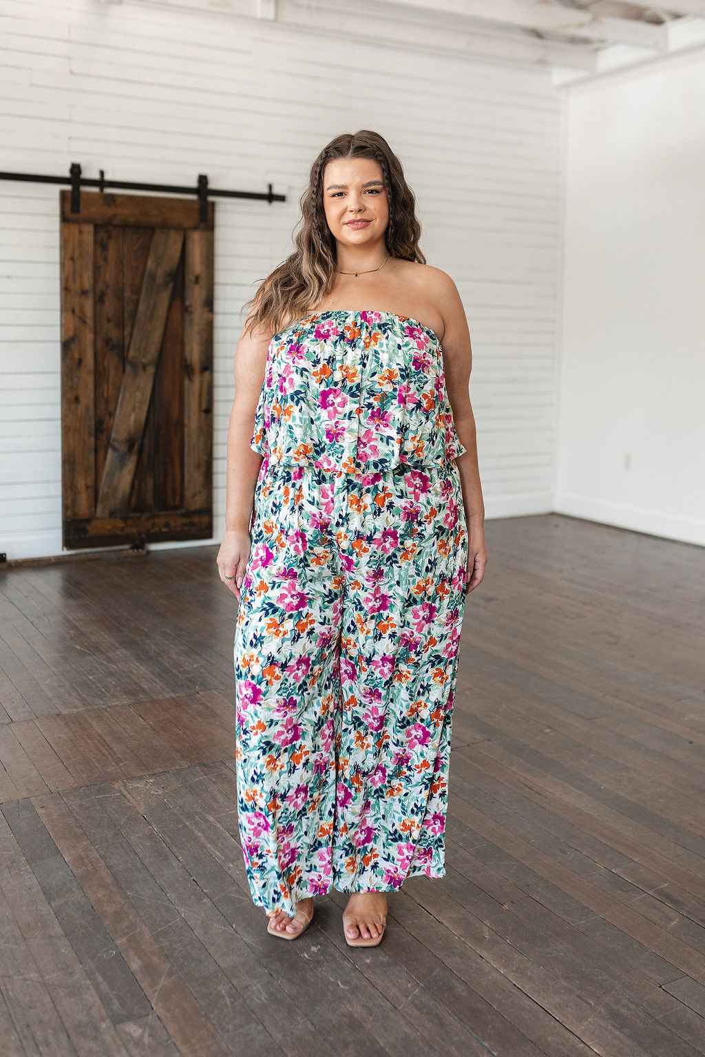 Life of the Party Floral Jumpsuit in Green - Liarian Unlimited Boutique