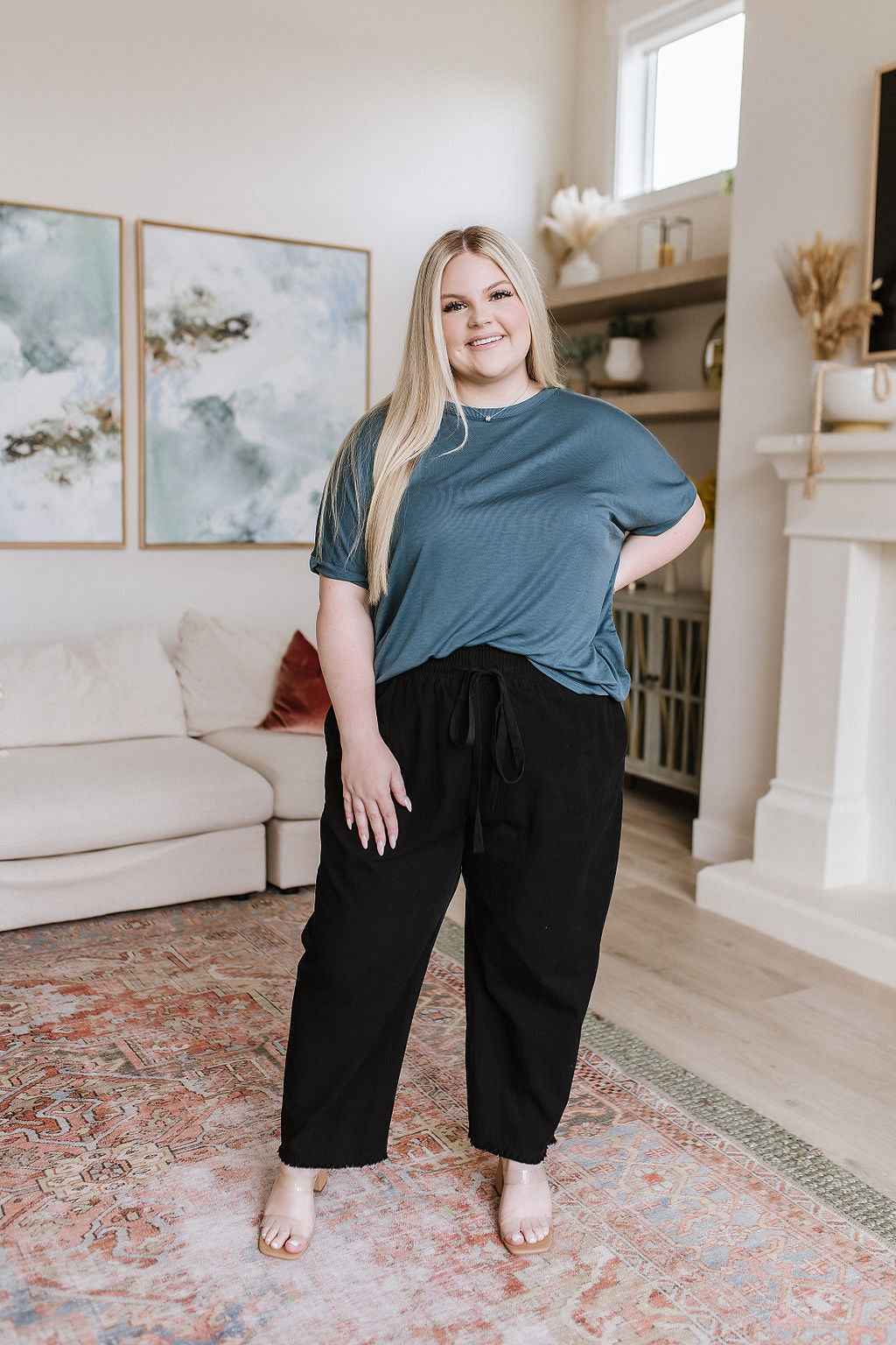 Love Me Dearly High Waisted Pants in Black - Liarian Unlimited Boutique