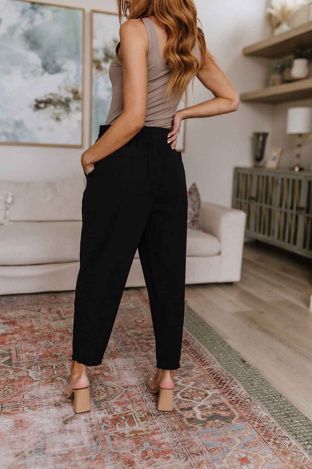 Love Me Dearly High Waisted Pants in Black - Liarian Unlimited Boutique