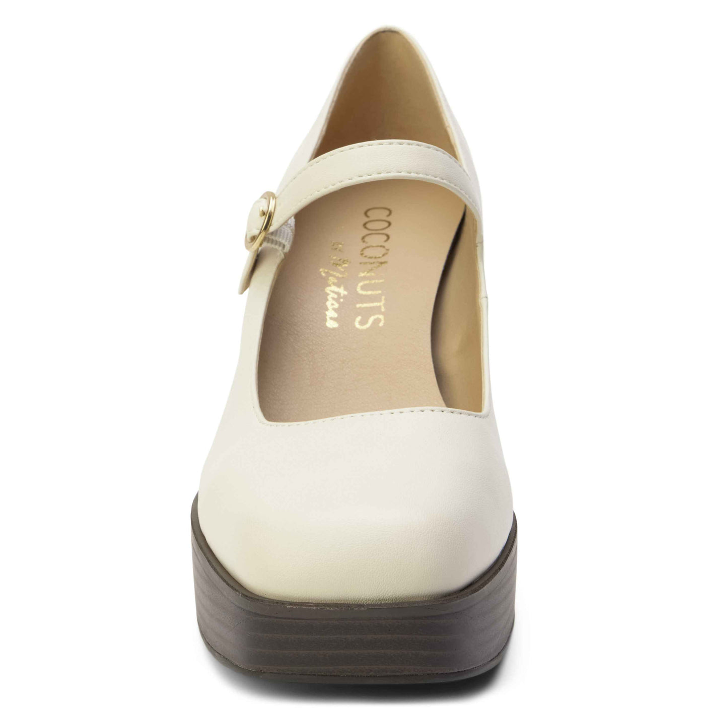 Matilda Platform Heel in Bone