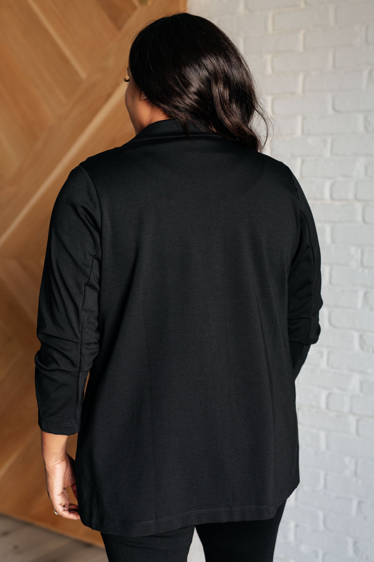 Blazer mágico 3/4 en negro