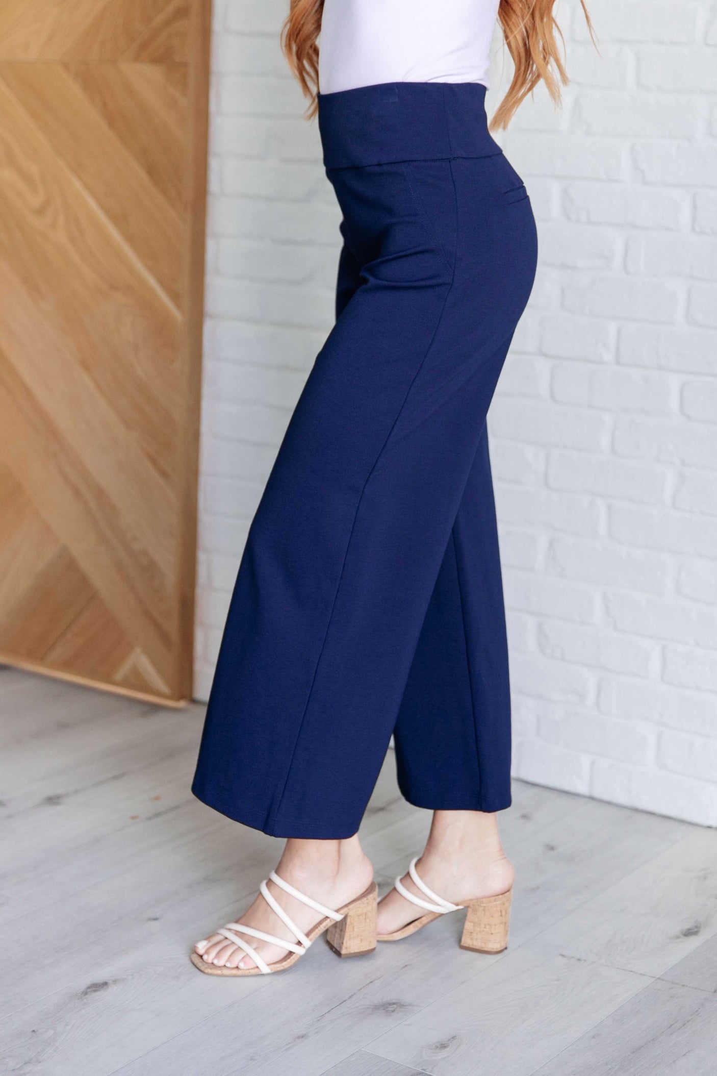 Pantalones cortos Magic Wide Leg en azul marino