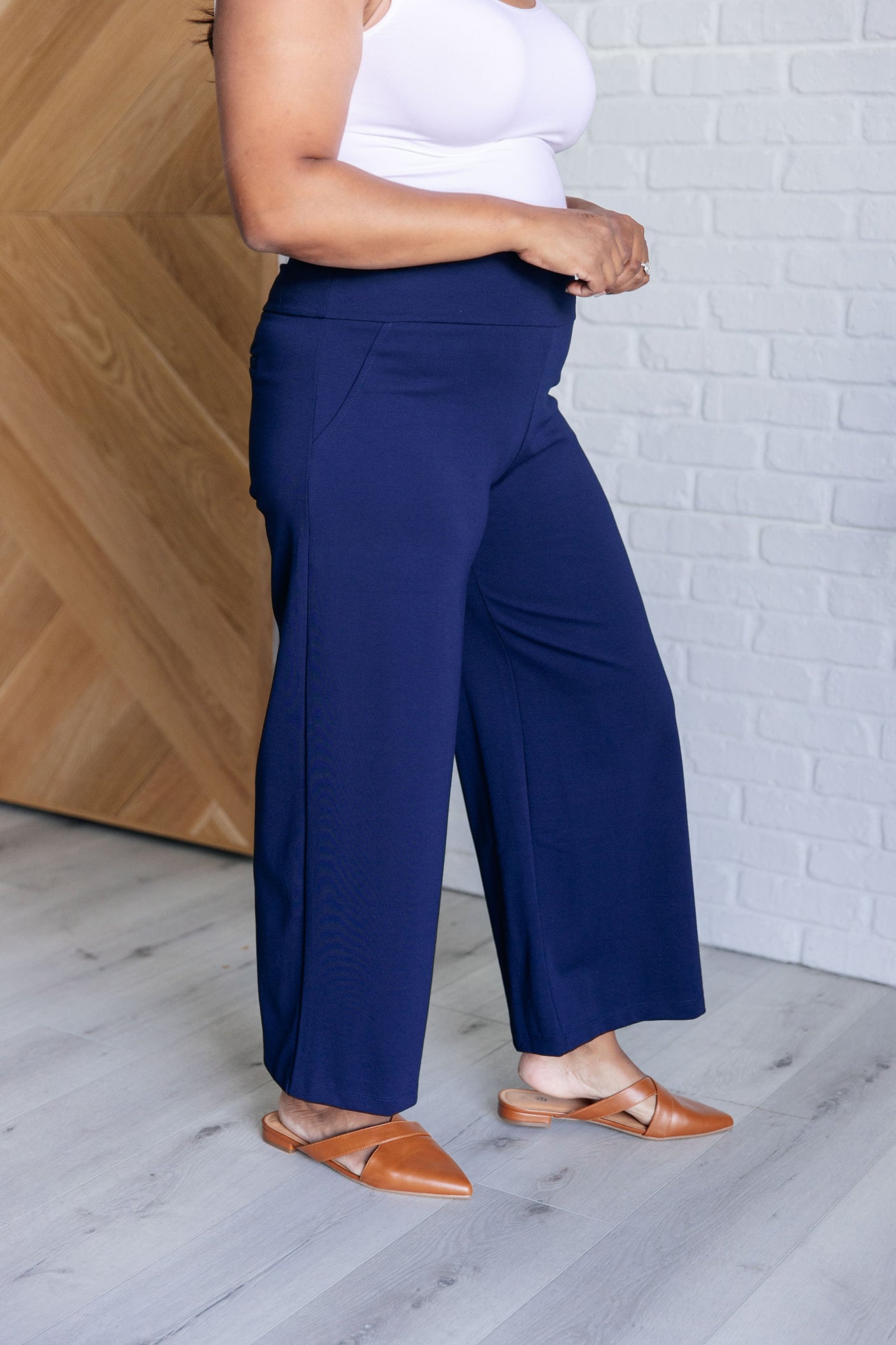 Pantalones cortos Magic Wide Leg en azul marino