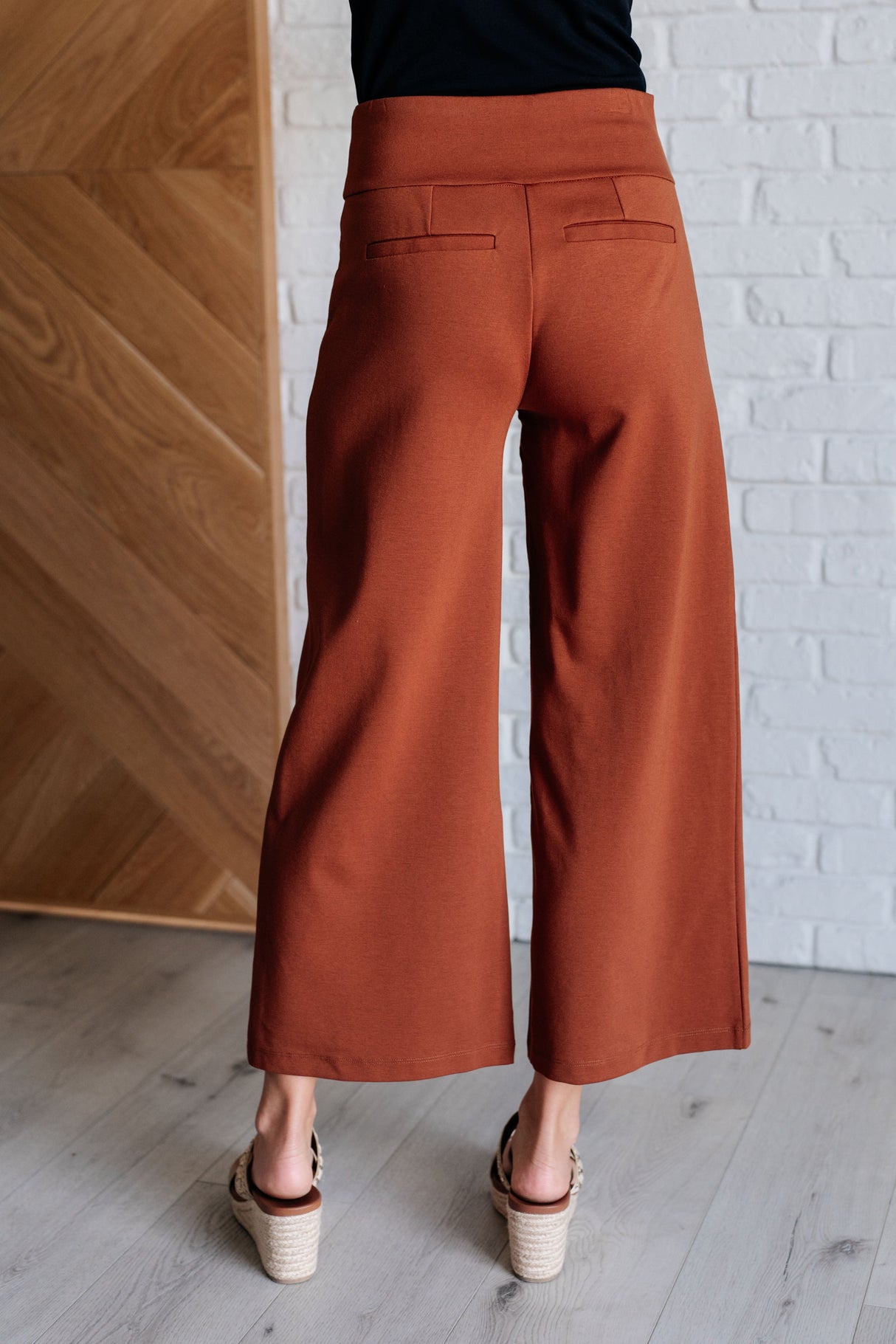 Pantalones cortos Magic Wide Leg en color óxido