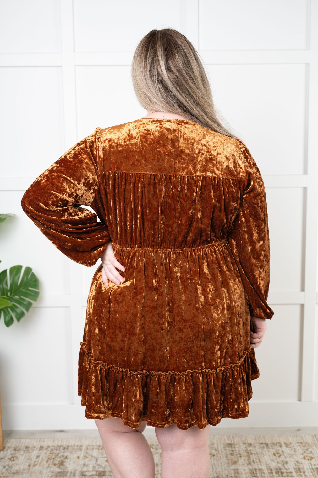 Magnífico vestido de terciopelo de Muse
