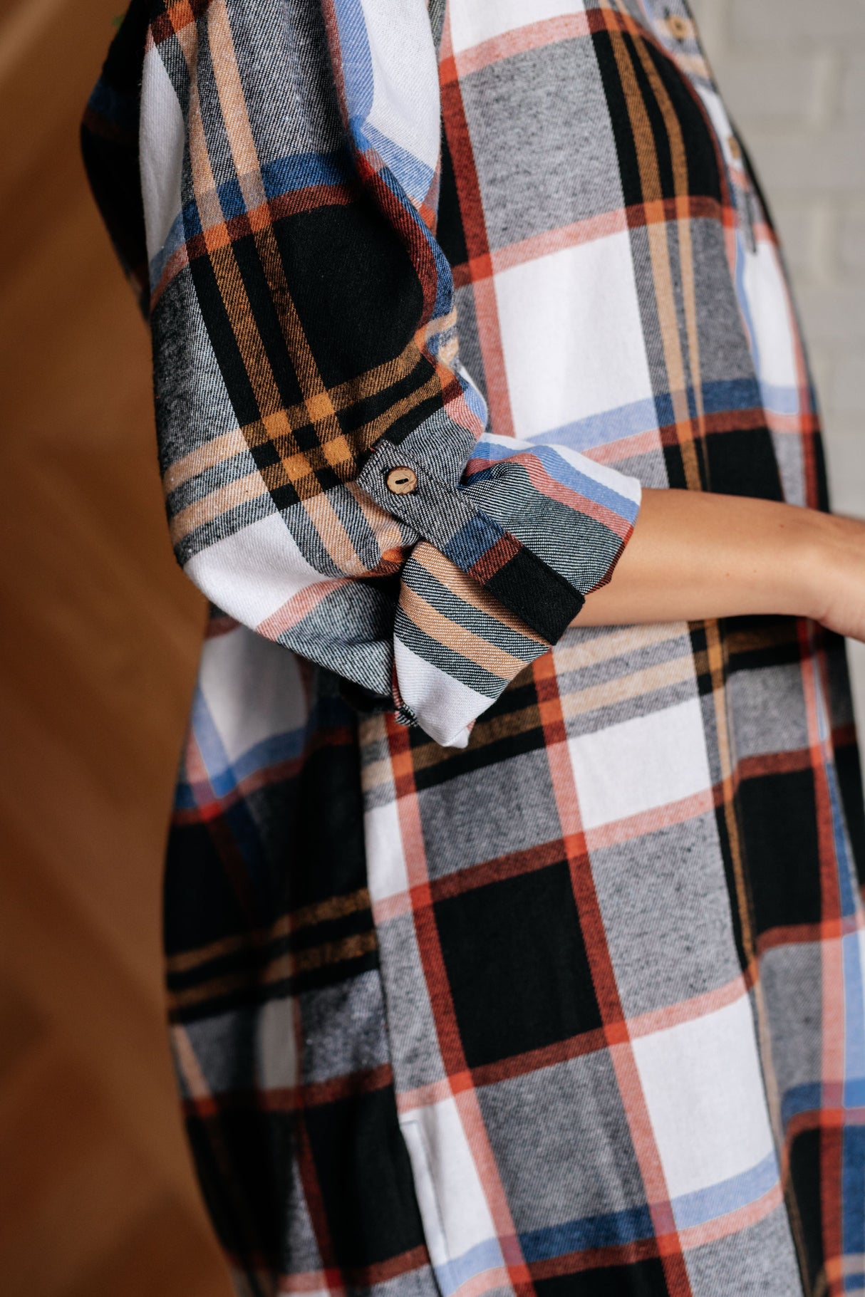 Vestido camisero a cuadros Make it Right