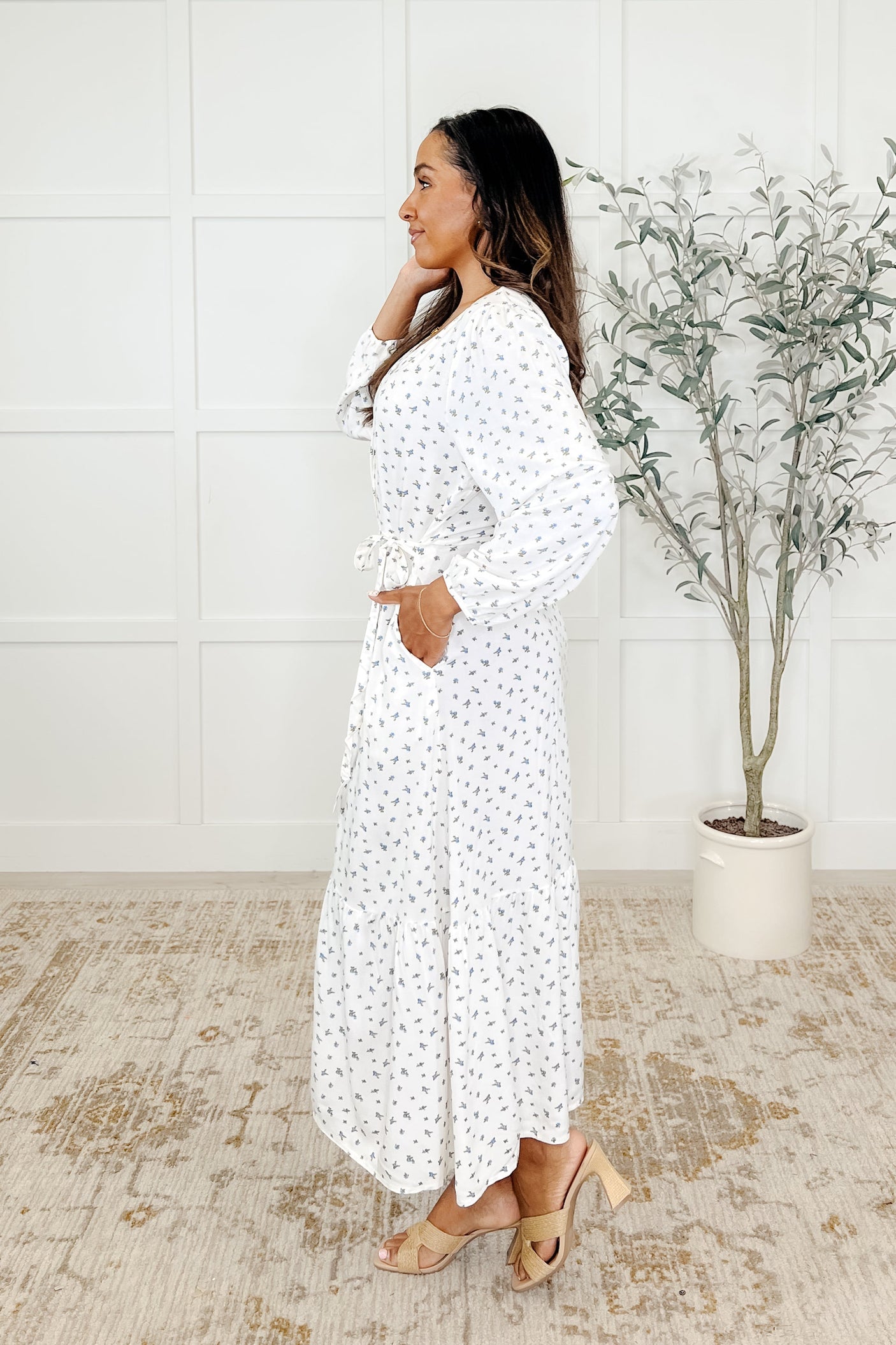 Vestido de arce con flores