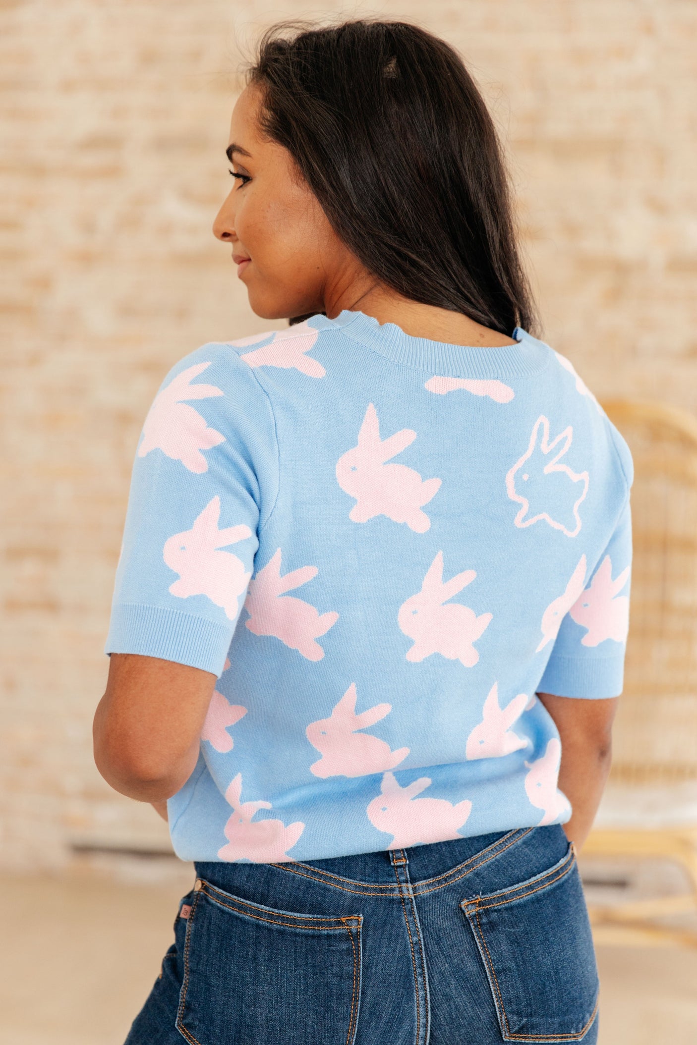 Miss Cottontail Half Sleeve Sweater